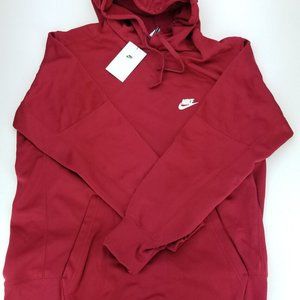 Nike Men's NWS Maroon Red Pullover Hoodie DX6945 613 Size S - XL MSRP $80